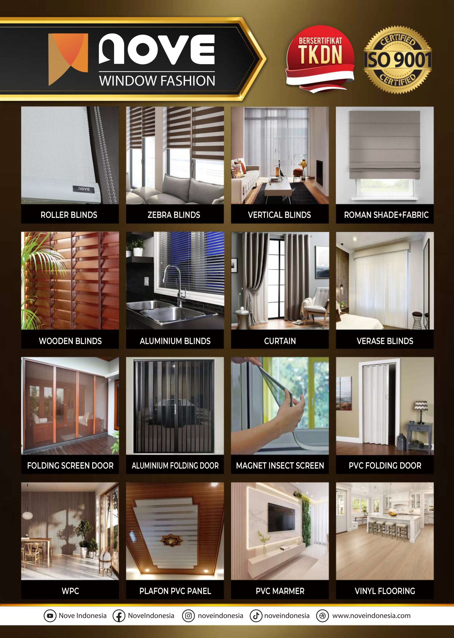 Katalog roller blinds