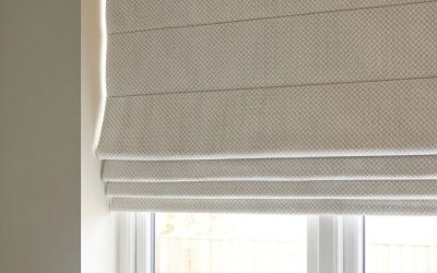 Roman Shade Blinds Nove Window Covering Elegan dan Modern